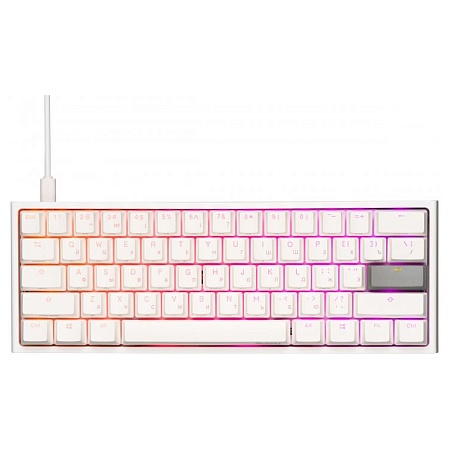 Клавиатура Ducky One 2 Mini, Cherry Brown, RGB LED, RU PBT, White