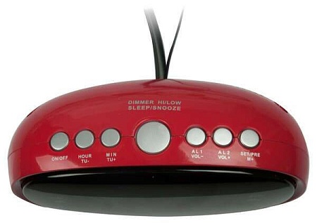 Радиочасы Ritmix RRC-616 Red