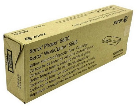 Тонер-картридж Xerox 106R02251 желтый