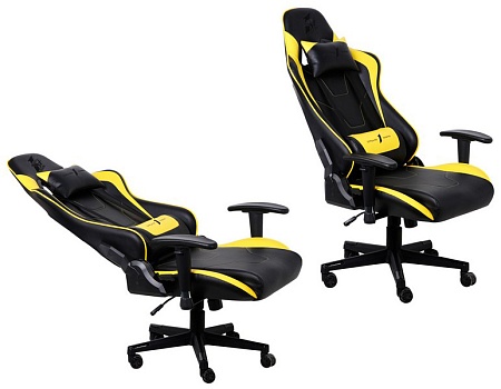 Игровое компьютерное кресло 1st Player FK2 Black/Yellow Игровое компьютерное кресло 1st Player FK2 Black/Yellow