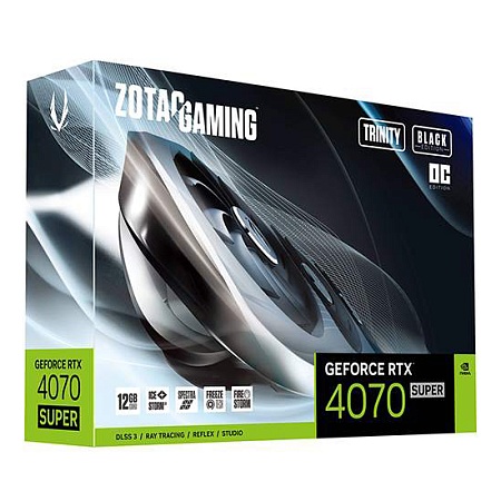 Видеокарта 12 GB ZOTAC GAMING RTX 4070 SUPER TRINITY OC ZT-D40720J-10P Видеокарта 12 GB ZOTAC GAMING RTX 4070 SUPER TRINITY OC ZT-D40720J-10P