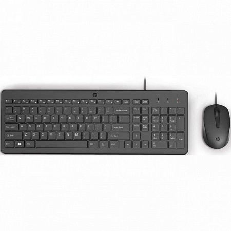 Проводные клавиатура+мышь HP 100 240J7AA, HP 150 Wired Mouse