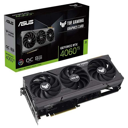 Видеокарта 8Gb ASUS TUF RTX 4060 Ti OC TUF-RTX4060TI-O8G-GAMING