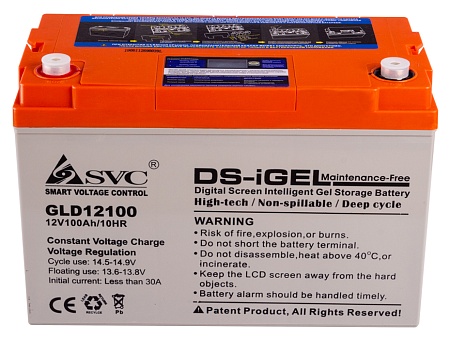Батарея SVC GLD12100 12В 100 Ач