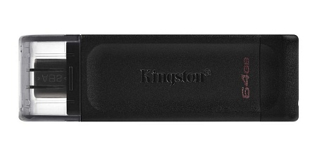 USB Флеш 64GB 3.0 Kingston DT70/64GB черный