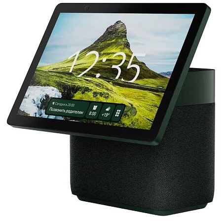 Умная колонка Яндекс Станция Дуо Макс с Алисой, с Zigbee, 60Вт, зеленый, YNDX-00055