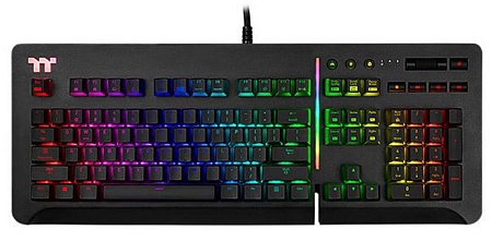 Клавиатура Thermaltake Level 20 Black (Silver Switch) GKB-LVG-SSBRRU-01