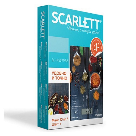 Весы кухонные Scarlett SC-KS57P68