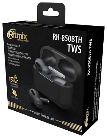Наушники Ritmix RH-850BTH TWS черный