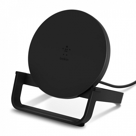 Беспроводное зарядное устройство Belkin Stand Wireless Charging Qi, 10W, black