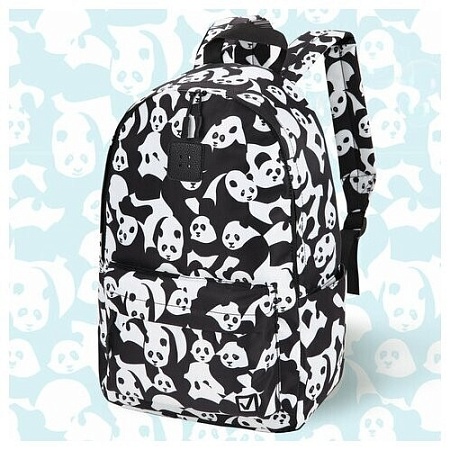 Рюкзак универсальный Brauberg POSITIVE Pandas Black-White