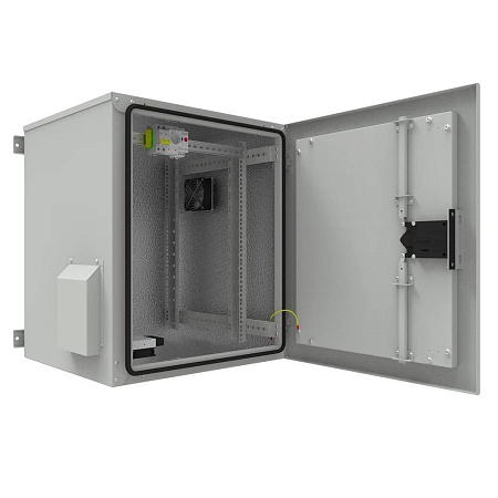 Шкаф уличный всепогодный Pixietech, 15U глубина 600м/Outdoor all-weather cabinet Pixietech, 15U depth 600m