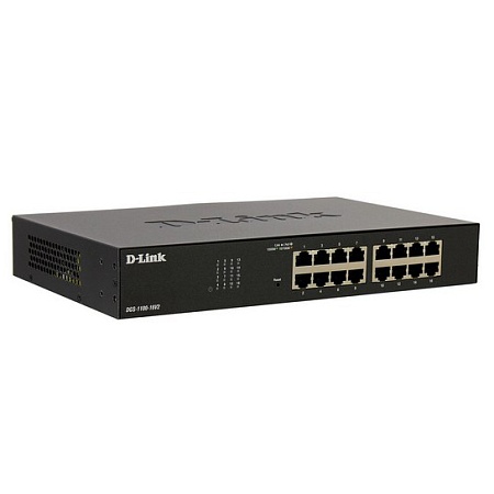 Switch 16 port 10/100/1000 Mbit, D-Link DGS-1100-16V2/A2A, desktop