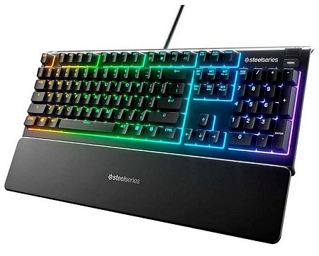 Клавиатура Steelseries Apex 3 RU 64805 Чёрный Клавиатура Steelseries Apex 3 RU 64805 Чёрный