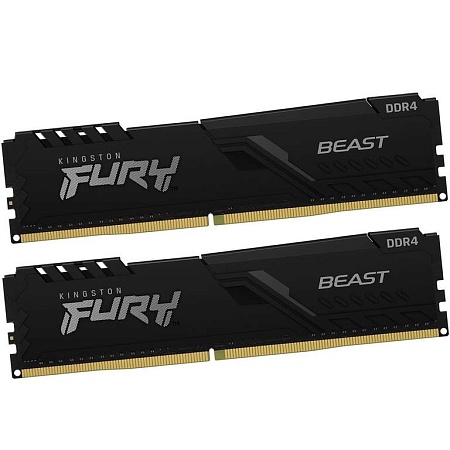 Оперативная память 32 GB kit Kingston FURY Beast KF437C19BB1K2/32 Оперативная память 32 GB kit Kingston FURY Beast KF437C19BB1K2/32