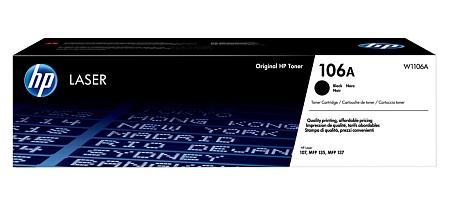 Картридж лазерный HP LaserJet 106A W1106A Черный