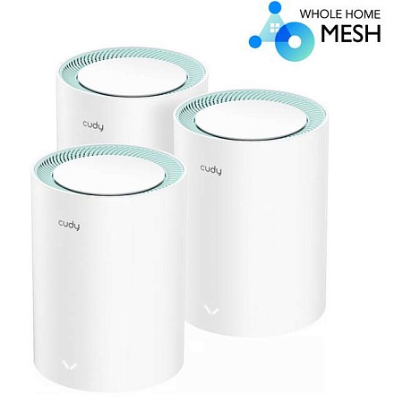 Mesh Wi-Fi система CUDY M1300(3-Pack)