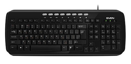 Клавиатура SVEN KB-C3050 черный SV-017224 Клавиатура SVEN KB-C3050 черный SV-017224