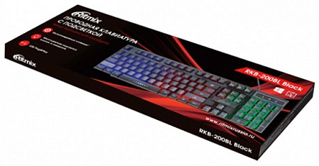 Клавиатура проводная RITMIX RKB-200 BL