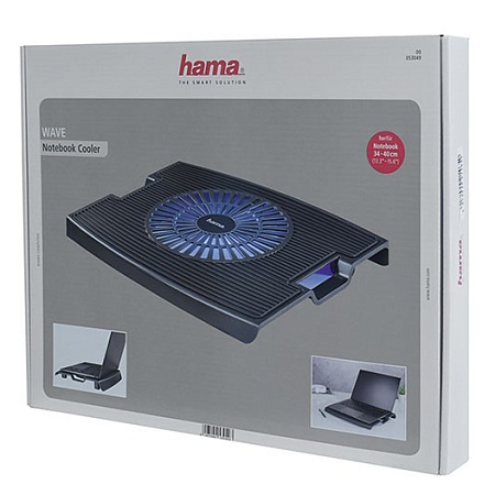 Подставка для ноутбука Hama Wave (00053049) black