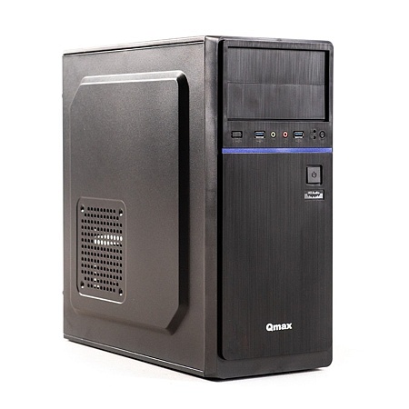 Корпус для ПК ATX MidiTower Qmax H330B Корпус для ПК ATX MidiTower Qmax H330B