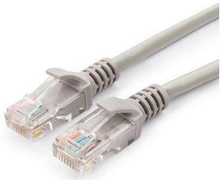 Патч корд UTP 5e-Cat 1.5 m Cablexpert PP12-1.5M серый