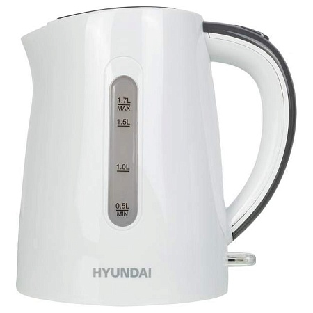 Чайник Hyundai HYK-P2021 белый/серый