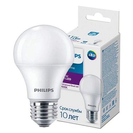 LED лампа Philips Ecohome LED Bulb 11W 950lm E27 840 RCA