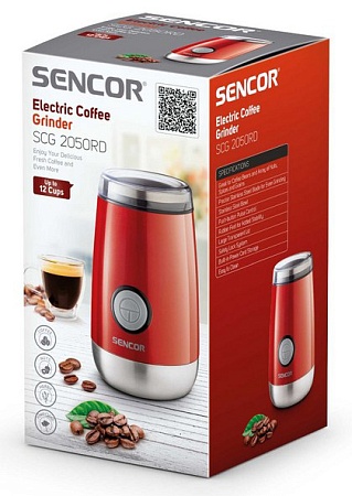 Кофемолка Sencor SCG 2050RD