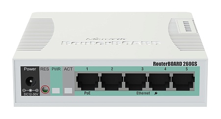 Коммутатор MikroTik RB260GS CSS106-5G-1S