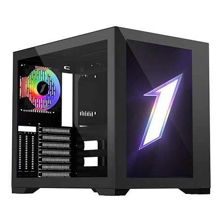 Корпус для ПК 1STPLAYER STEAMPUNK SP7 EMOTION VIEW Black