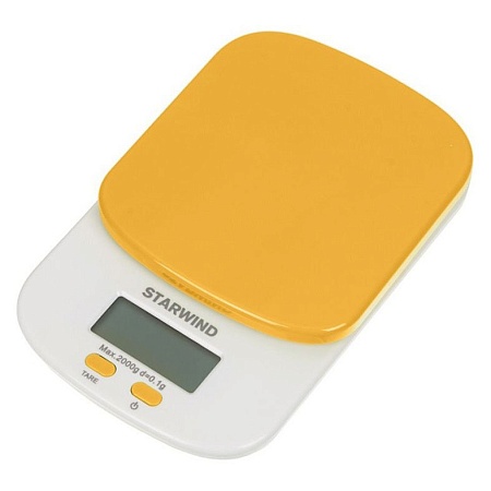 Весы кухонные Starwind SSK2158 оранжевый