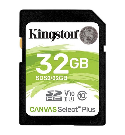Карта памяти SD 32GB Kingston Canvas Select Plus SDS2/32GB