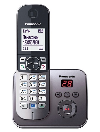 Беспроводной телефон Panasonic KX-TG6821RUM
