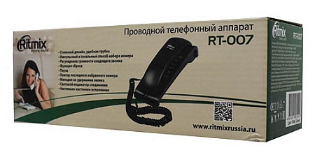 Телефон Ritmix RT-007 Black