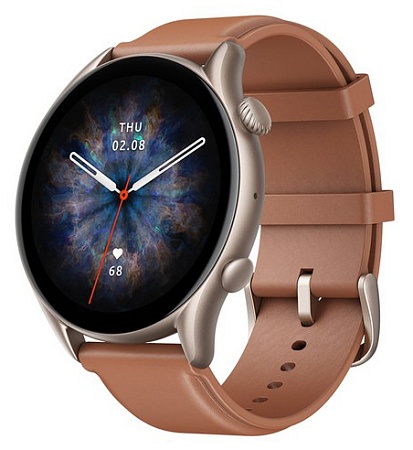 Смарт часы Xiaomi Amazfit GTR 3 Pro A2040 Brown Leather