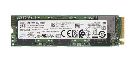 SSD накопитель 1TB Intel 660p Series SSDPEKNW010T8X1