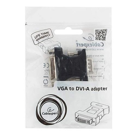 Конвертер Cablexpert A-VGAM-DVIF-01 D-Sub (VGA) male -> DVI-A female 24+5