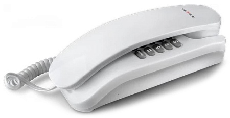 Телефон проводной Texet TX-215 Белый