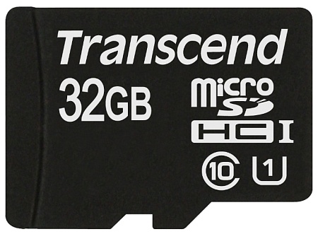 Карта памяти MicroSD 32GB Transcend TS32GUSDCU1