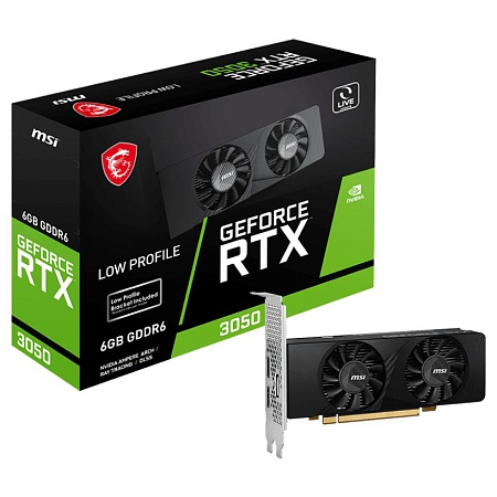 Видеокарта 6Gb MSI RTX 3050 LP 6G