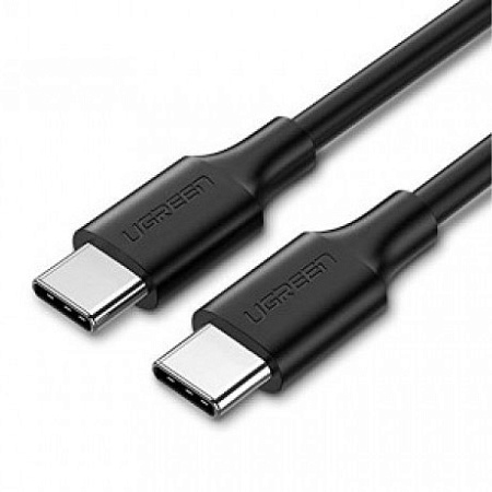 Кабель UGREEN US286 USB 2.0 Type C to Type C Cable Nickel Plating 1.5m (Black)
