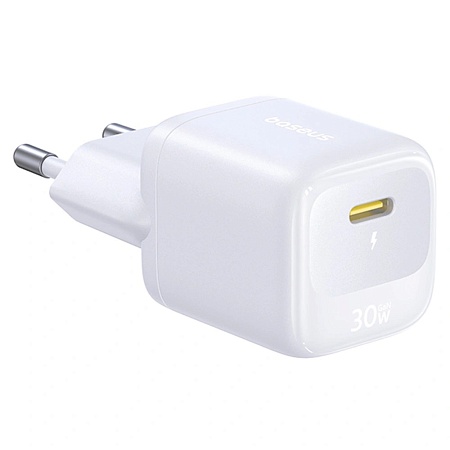 Адаптер питания Baseus FN22 1C 30W EU Moon White E0123101