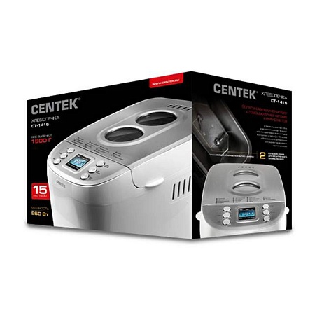 Хлебопечка Centek CT-1415 WHITE