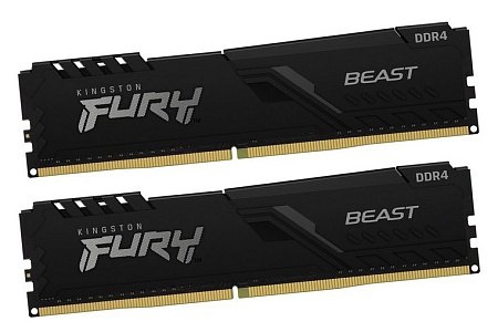 Оперативная память 32 GB kit Kingston Fury Beast KF426C16BBK2/32 Оперативная память 32 GB kit Kingston Fury Beast KF426C16BBK2/32