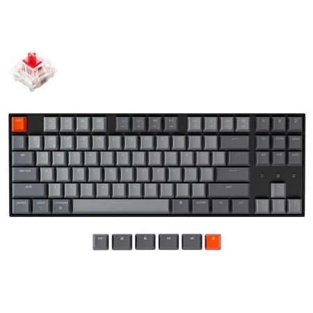 Клавиатура Keychron K8-P1 TKL Red Switch RGB Optical Wireless