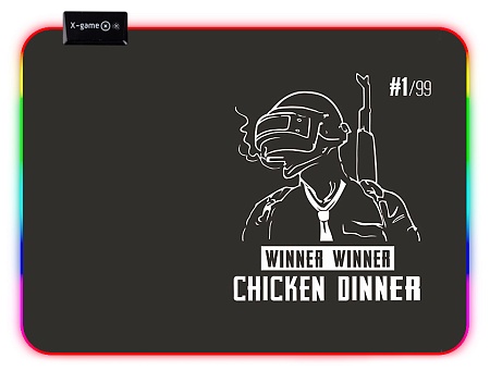 Коврик для мыши X-game Chicken Dinner (Led)