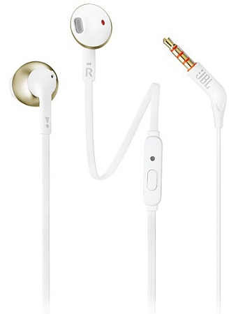 Гарнитура JBL (by harman) Tune 205 JBLT205CGD champagne gold
