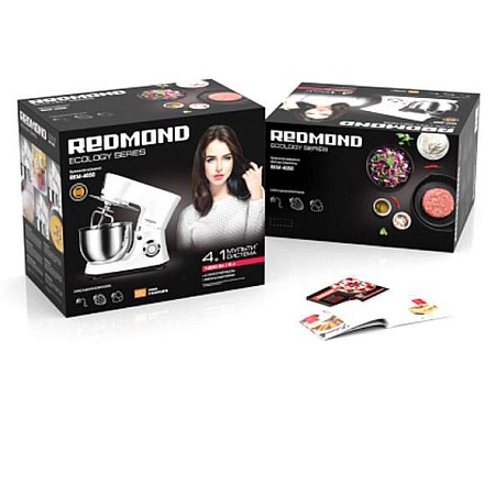 Кухонная машина Redmond RKM-4050 Белый металлик