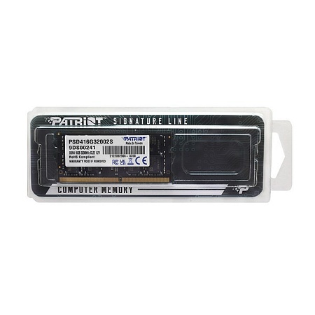 Оперативная память 16 GB Patriot SL PSD416G32002S